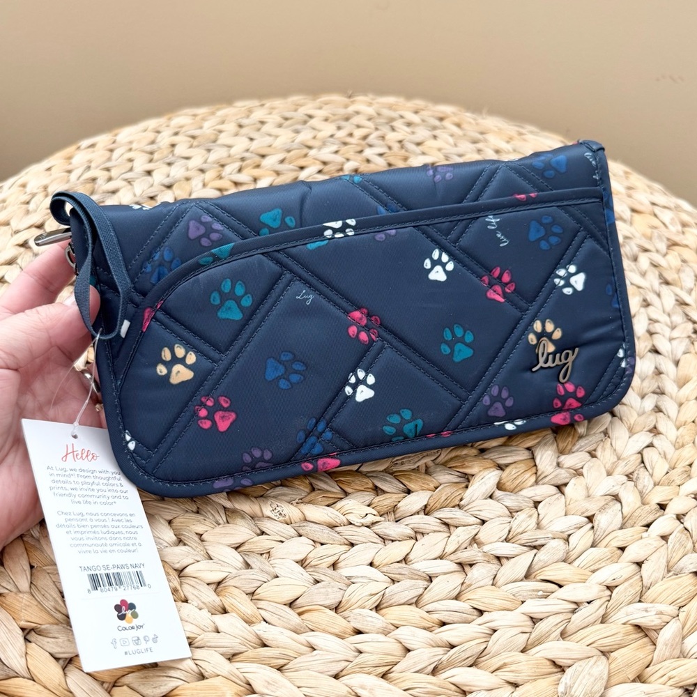 LUG Tango Se-Paws navy continental travel wallet